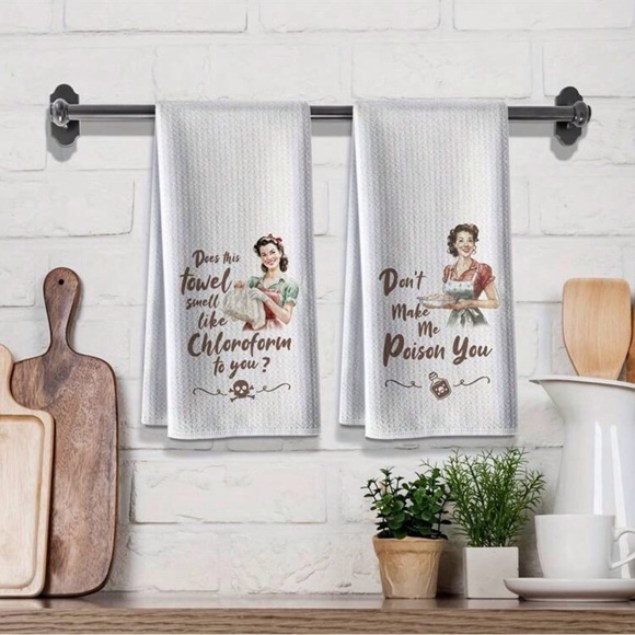 Kitchen Towels Set of 2 - Picture 3 of 12